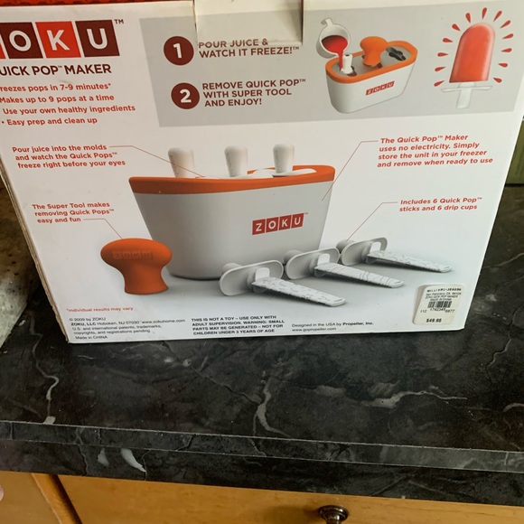 Used Zoku quick pop maker Set - Picture 3 of 9